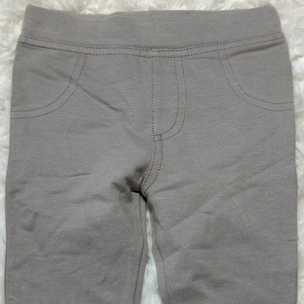 NWT Maggie & Zoe Baby Gray Pants leggings with pockets Size 12 Months